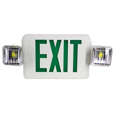 US Standard Green EXIT Double Head Light Box