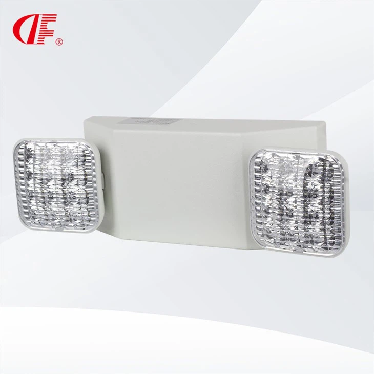 DF-1 Led Two Head Emergency Light, Battery Back Up, Exit Sign Combo UL, 6-Pack