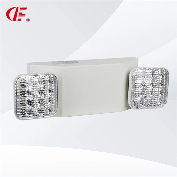 DF-1 Led Two Head Emergency Light, Battery Back Up, Exit Sign Combo UL, 6-Pack