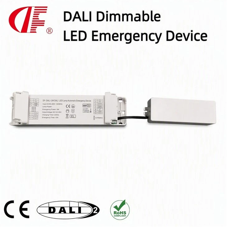 DALI-2 Dimmable Emergency LED Driver 10W With Li-ion Battery Maintained Non-Maintained