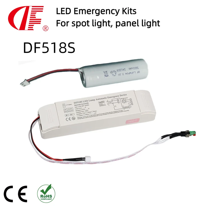 DF518S 5W 180Mins LED Emergency Driver Kit With 3.7V 5000mAh Li-ion Battery (AC100-277V)